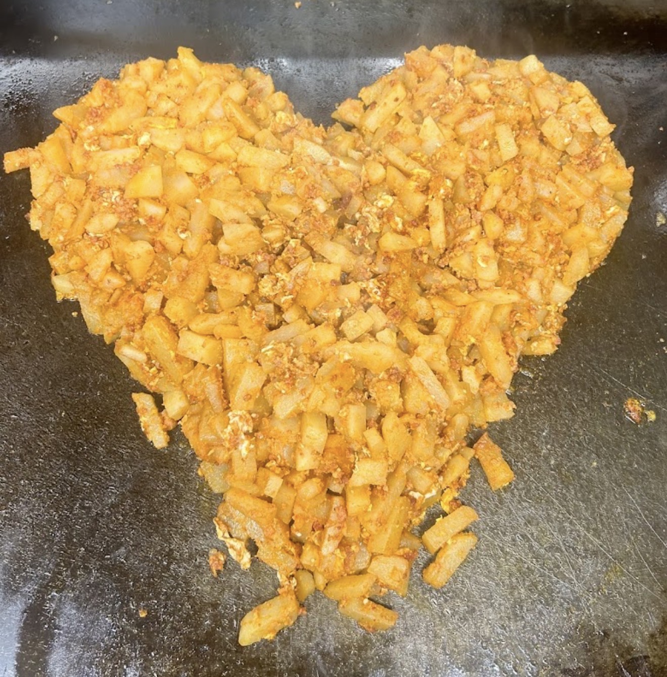 Fresh seasoned breakfast potatoes